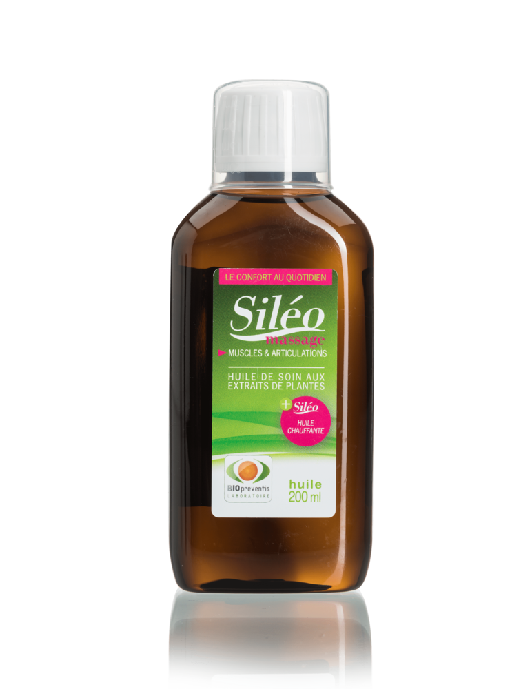 sileo huile chauffante 2% CBD 200ml