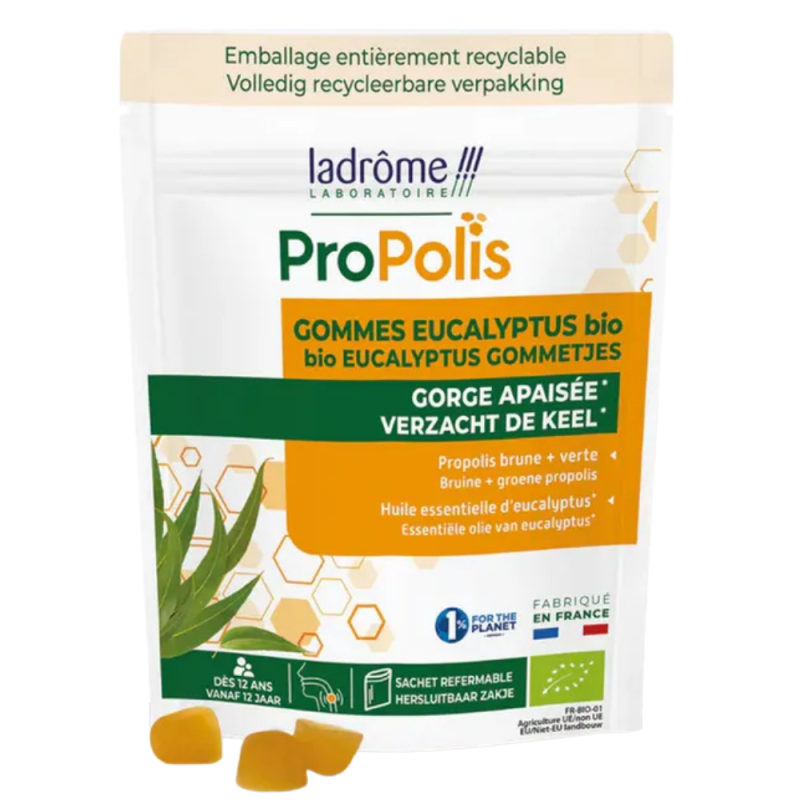 GOMMES PROPOLIS EUCALYTPUS DOYPACK 45G FR/NL *