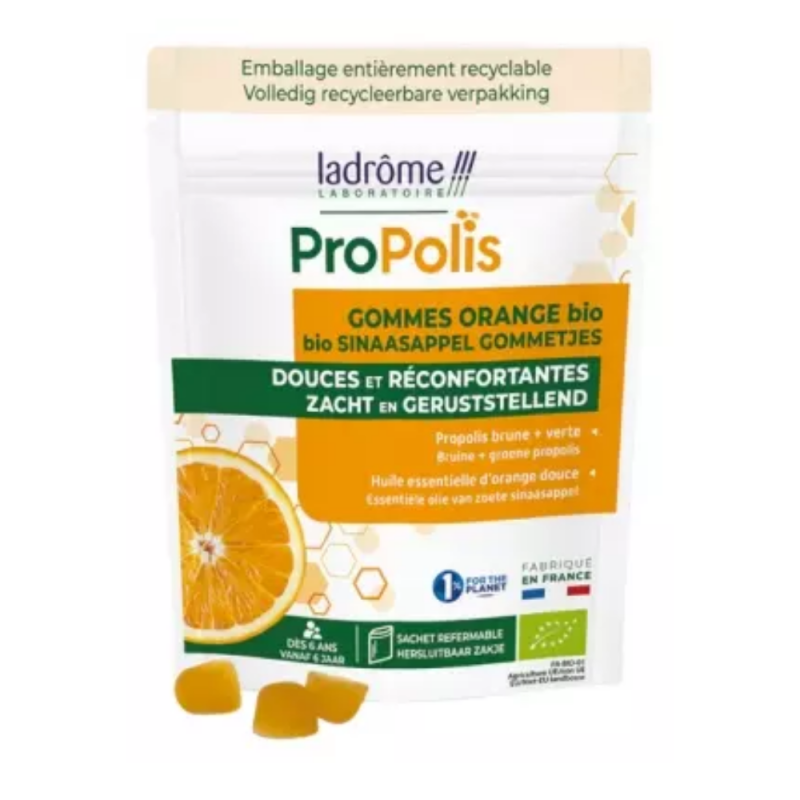 GOMMES PROPOLIS ORANGE DOYPACK 45G FR/NL *
